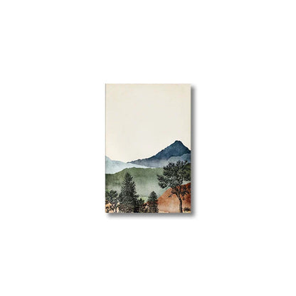 DecorBites™ Mountain Wall Art Set - Watercolor Landscape