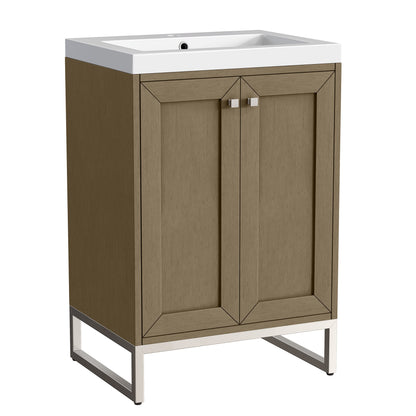 James Martin Chianti 24" Single Bathroom Vanity, Walnut Whisper