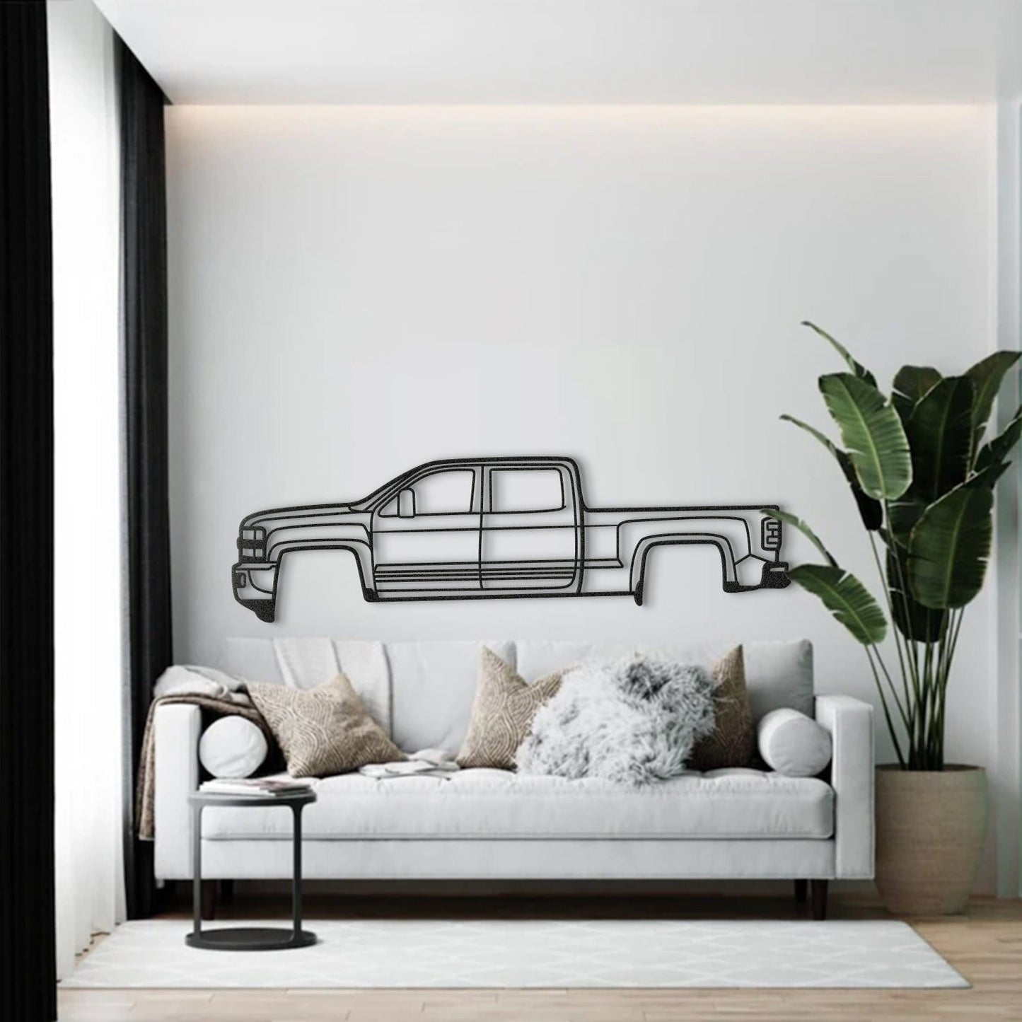 2015 Silverado 2500HD Metal Car Wall Art - MT0516