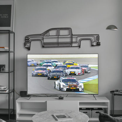2015 Silverado 2500HD Metal Car Wall Art - MT0516
