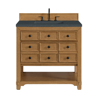 James Martin Malibu 36" Single Bathroom Vanity, Amber Birch