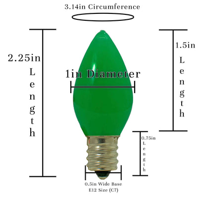 Multi-Color Solid LED Light Bulbs
