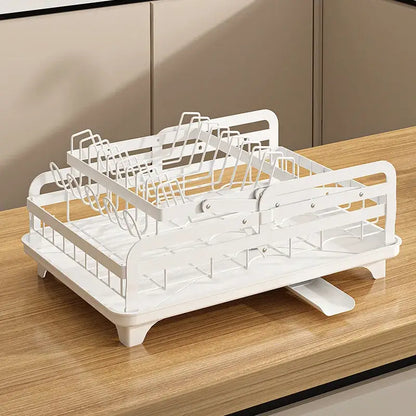 Multi tier black metal bowl rack and utensil holder kitchen storage