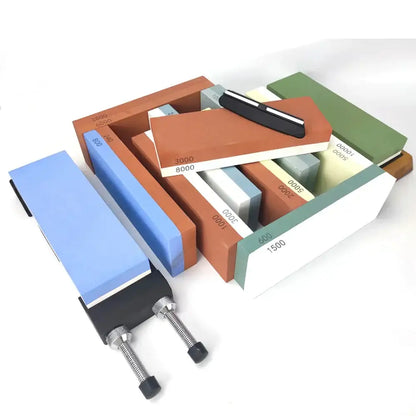 Multicolor ceramic knife sharpener whetstone set kitchen blade sharpening stone