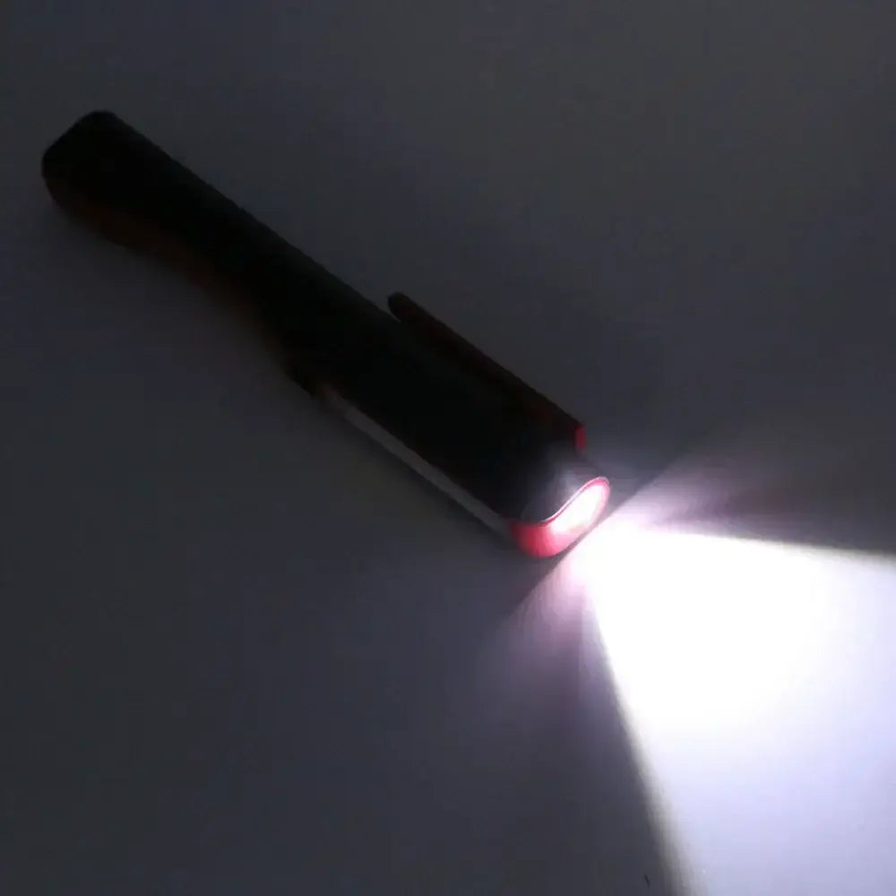 Multicolor cob led flashlight 4 pack garage work light
