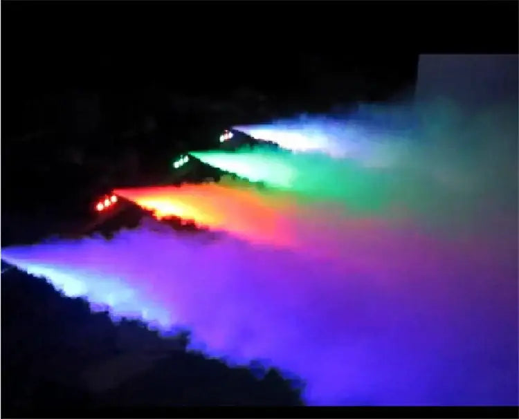 Multicolor led stage smoke machine with remote for party room