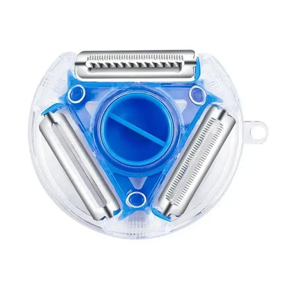 Multicolor magic peeler trio set for kitchen slicing and shredding