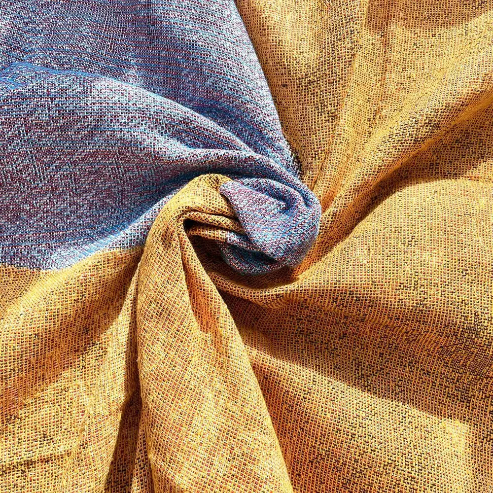 Multicolor patchwork striped jacquard tapestry blanket living room throw