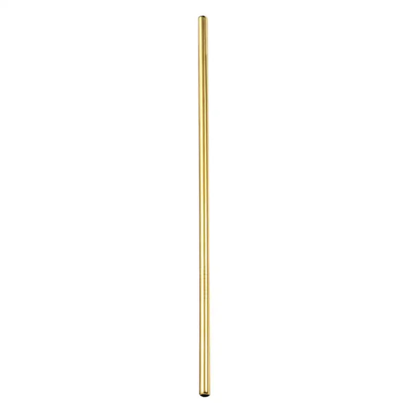 Multicolor stainless steel reusable straws kitchen dining set