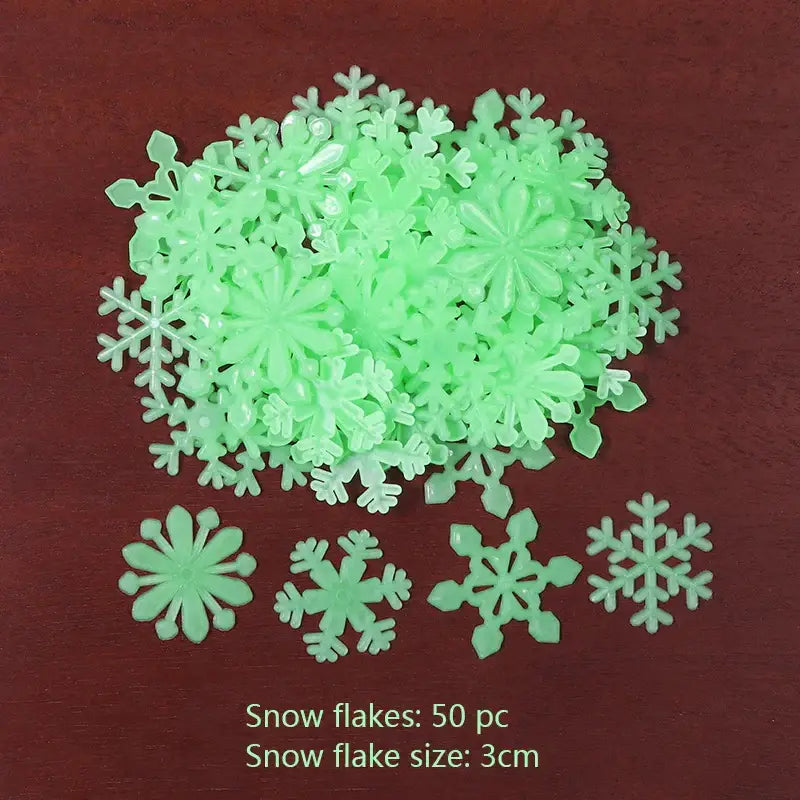Multicolor stars glow dark wall stickers bedroom luminous decor