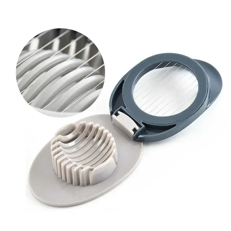 Multifunctional stainless steel egg cutter 3 piece kitchen gadget