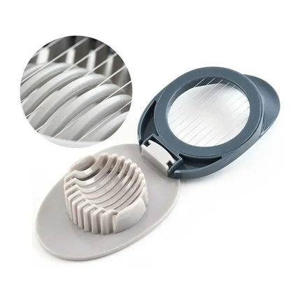 Multifunctional stainless steel egg cutter 3 piece kitchen gadget