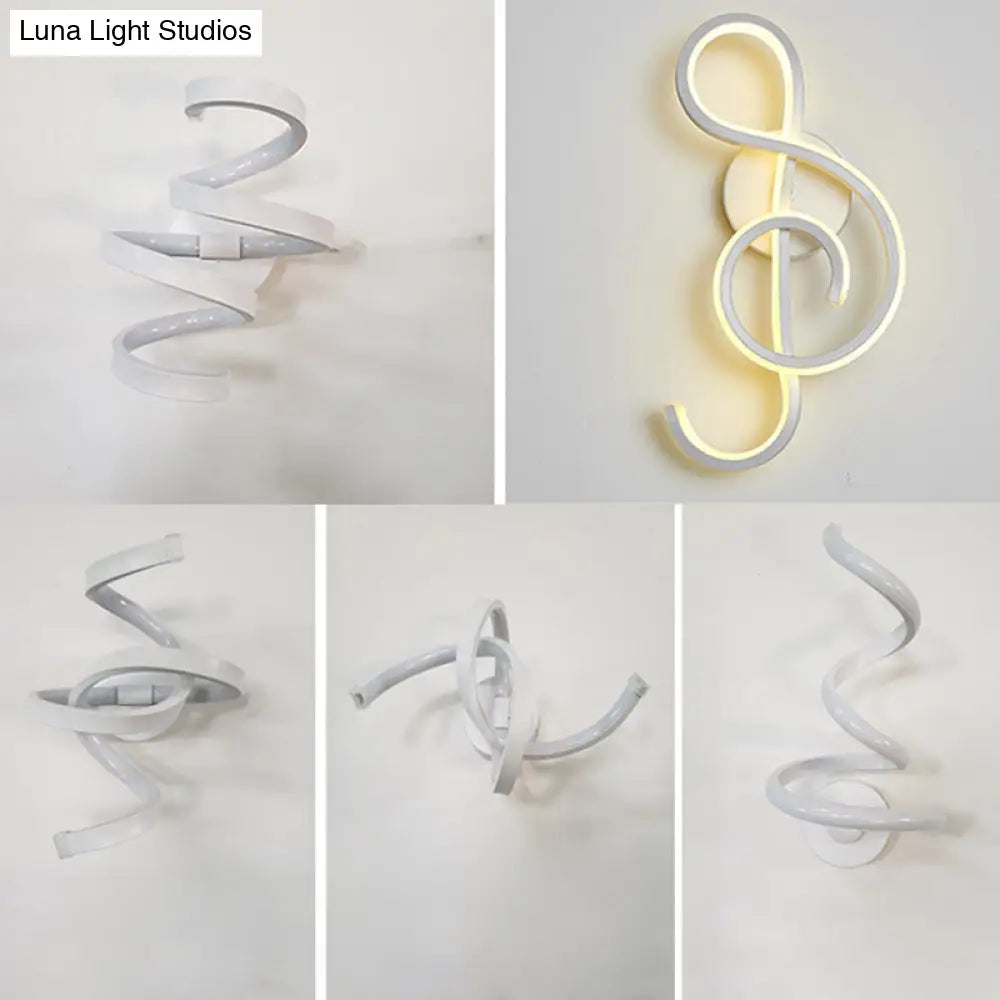 DecorBites™ Musical Note LED Wall Sconce - Stylish Home Wall Mount Lighting for Bedroom or Living Room Décor