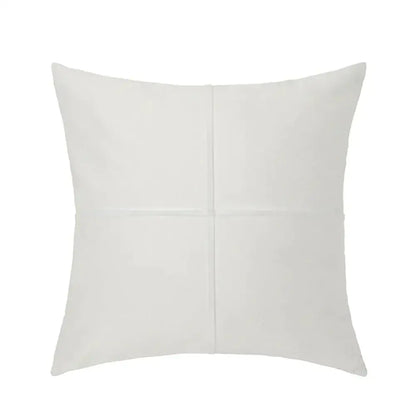 Mustard yellow cross faux suede pillow cover living room decor