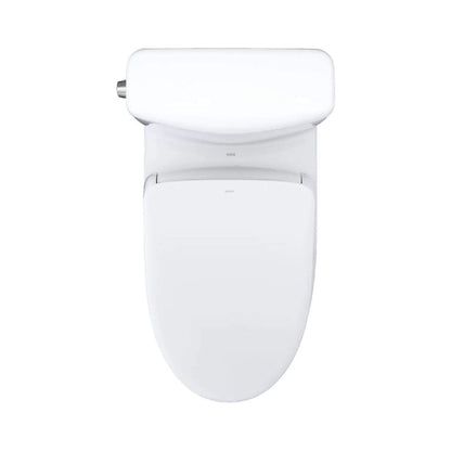 [MW4364736CEMFGN#01] TOTO Aquia IV Cube 1.28 GPF And 0.9 GPF Dynamax Tornado Flush Toilet With Washlet S7A Bidet Seat (SAK74285)