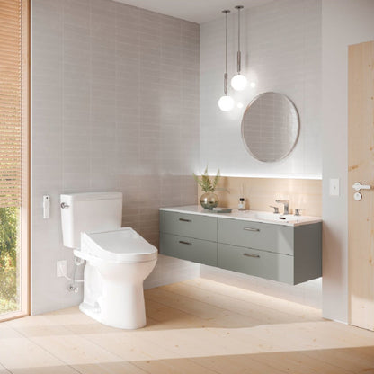 [MW7763084CEG#01] TOTO Drake 1.28 GPF Washlet Elongated Toilet With C5 Bidet Seat (SAK74362)