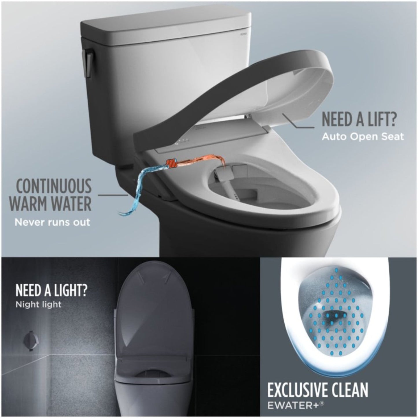 [MW7764736CEFG.10#01] TOTO Drake 1.28 GPF Universal Height Toilet With S7A Auto Open Bidet Seat And 10" Rough In (SAK32529)