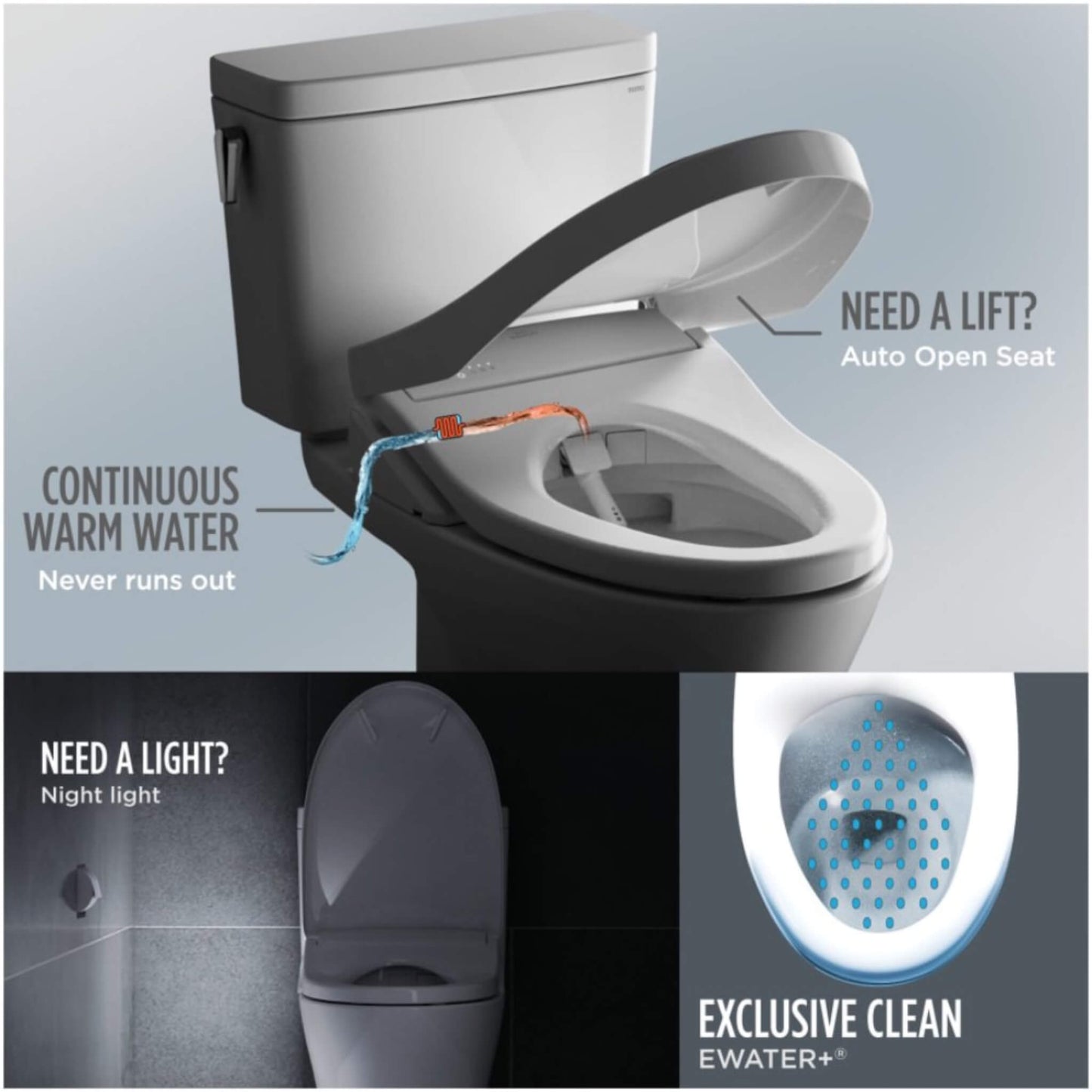 [MW7764736CEFGA#01] TOTO Drake 1.28 GPF Universal Height Toilet With S7A Auto Open Bidet Seat And Auto Flush (SAK73826)