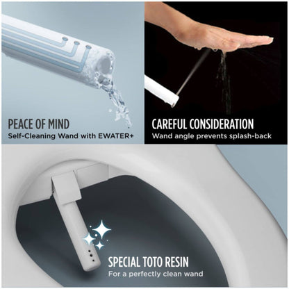 [MW7764726CSFGA.10#01] TOTO Drake 1.6 GPF Universal Height 10" Rough In Toilet With Washlet S7 Bidet Seat (SAK68432)