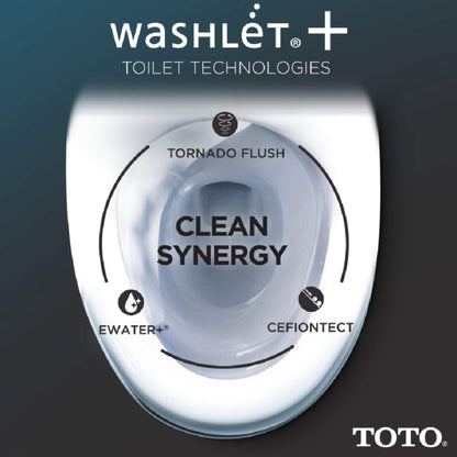 [MW7764736CSFGA.10#01] TOTO Drake 1.6 GPF Universal Height Toilet With Washlet S7A Auto Open Bidet Seat (SAK52849)
