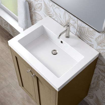 James Martin Chianti 24" Single Bathroom Vanity, Walnut Whisper