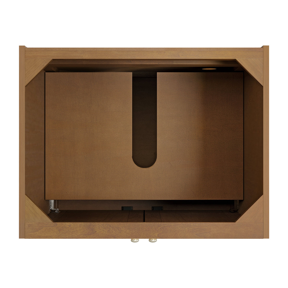 James Martin Laurent 30" Dual Mount Single Bathroom Vanity, Honey Oak