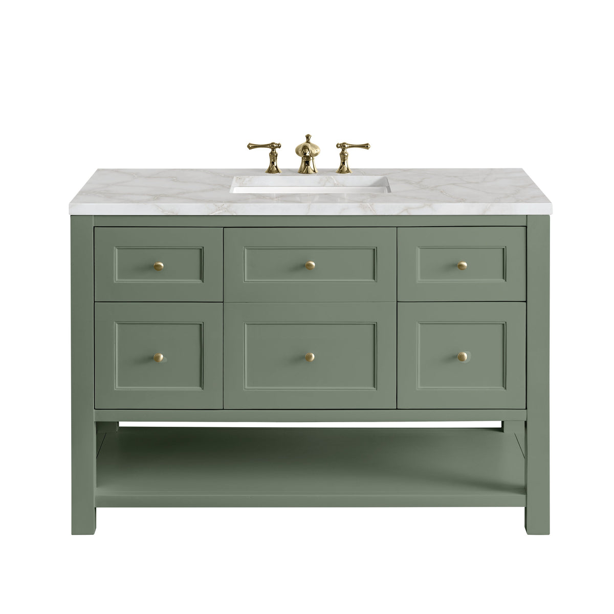 James Martin Breckenridge 48" Single Bathroom Vanity, Smokey Celadon