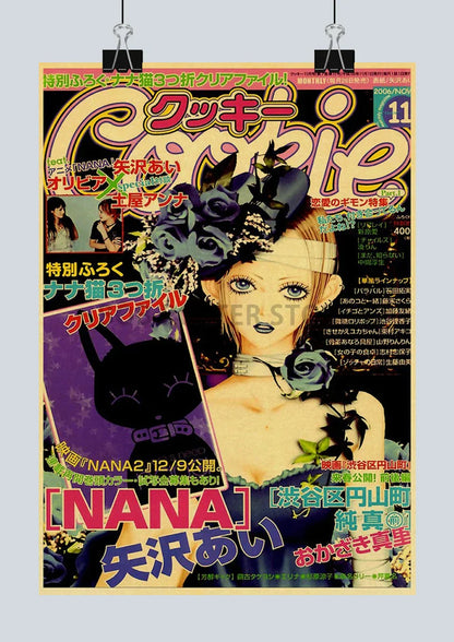 DecorBites™ NANA Anime Poster Set - Retro Design Wall Decor
