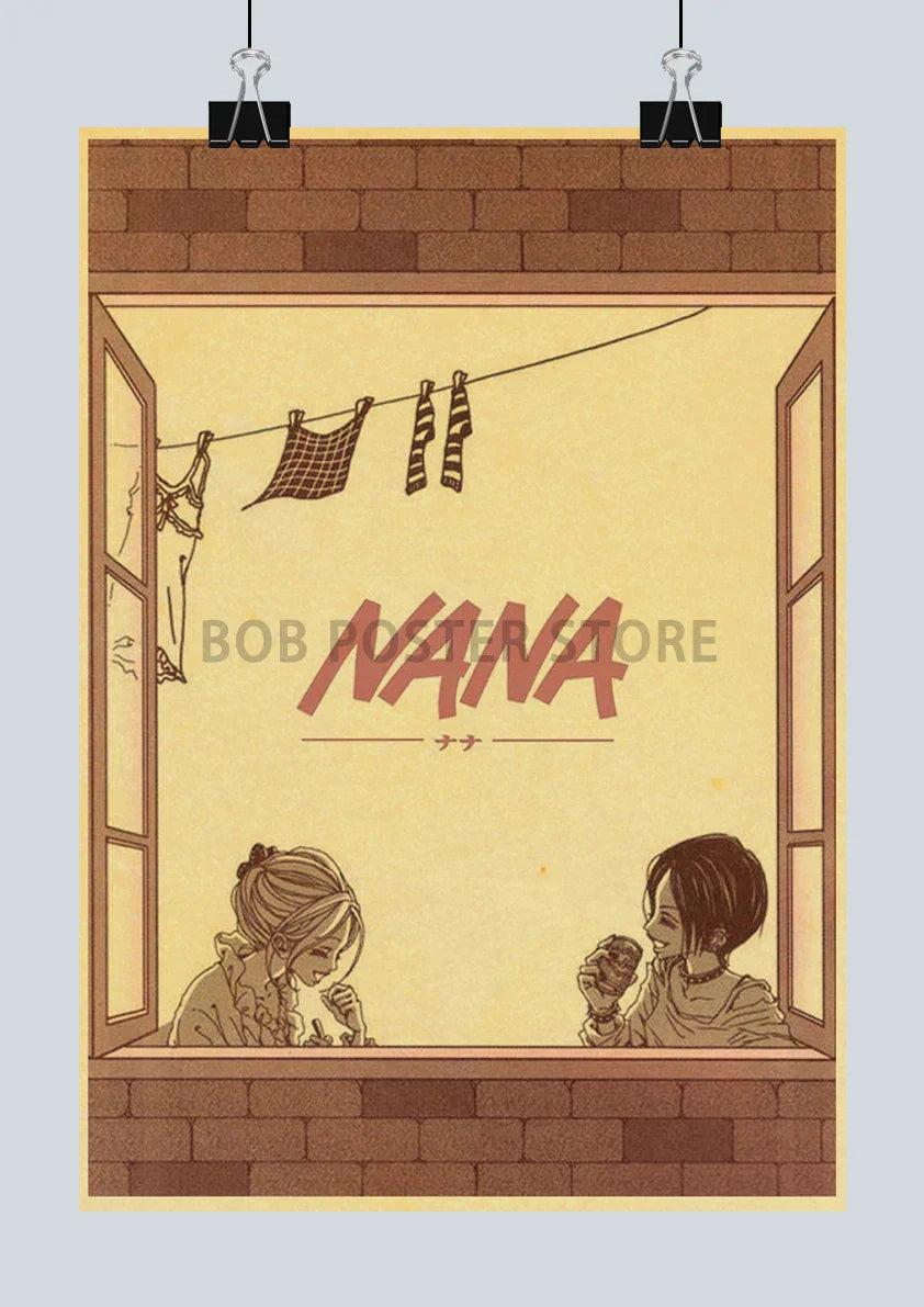 DecorBites™ "NANA Anime Posters 2021 Retro Style Decor"