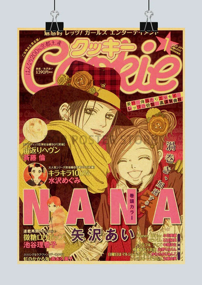 DecorBites™ "NANA Anime Retro Poster Set 2021"