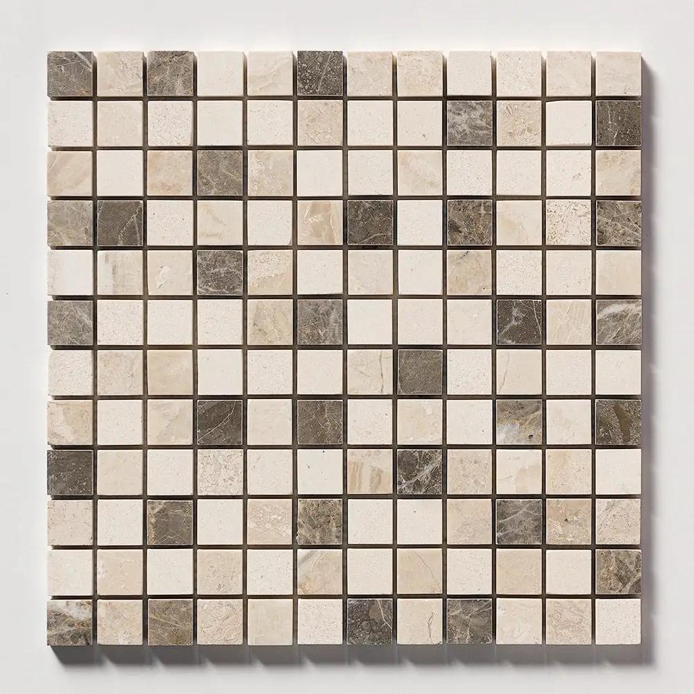 Nantes Honed 1x1 Marble Mosaics 12x12