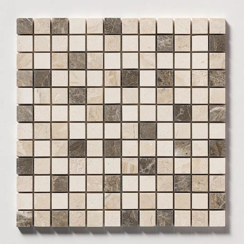Nantes Honed 1x1 Marble Mosaics 12x12