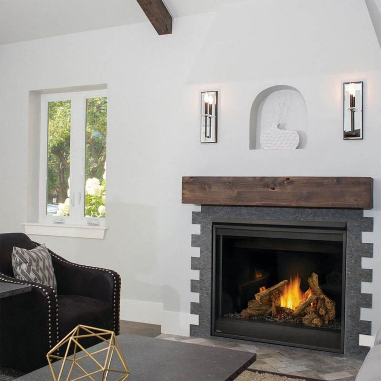 Napoleon Ascent 42 Direct Vent Electronic Ignition Natural Gas Fireplace With Back-Up Control System, 42" [B42NTRE] (SAK96214)