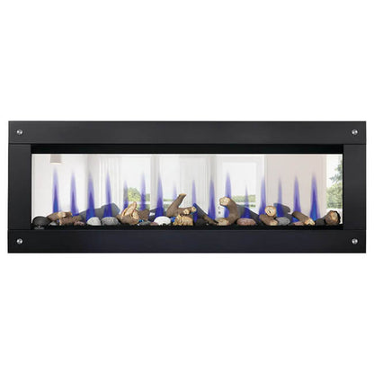 Napoleon Clearion Elite 60 Fully Recessed See Thru Wall Mounted Electric Fireplace, 60" [NEFBD60HE] (SAK31716)