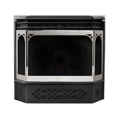 Napoleon Haliburton 50 22-Inch Direct Vent Millivolt Ignition Compact Natural Gas Stove [GDS28-1NSB] (SAK81523)
