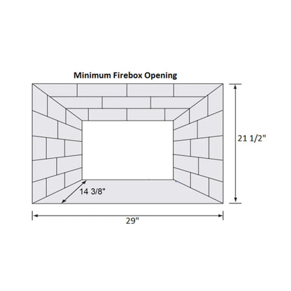 Napoleon Oakville 3 28-Inch Direct Vent Natural Gas Fireplace Insert [GDI3N-1] (SAK25498)