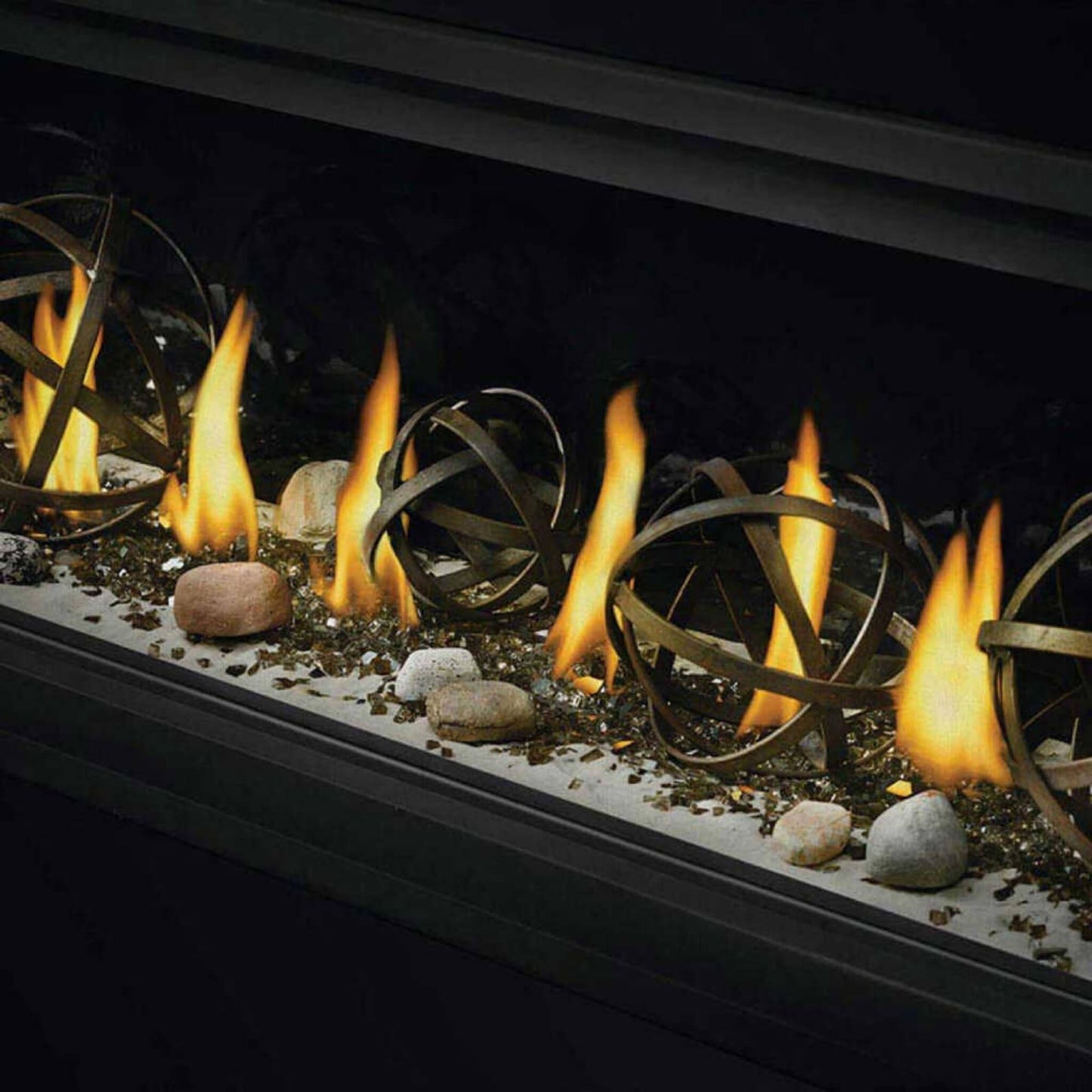 Napoleon Vector 50 Single-Sided Direct Vent Electronic Natural Gas Fireplace With Night Light System, 65" [LV50N-2] (SAK29481)