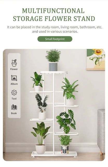 DecorBites™ Natural Iron Plant Stand Holder - 4/5/6Layers