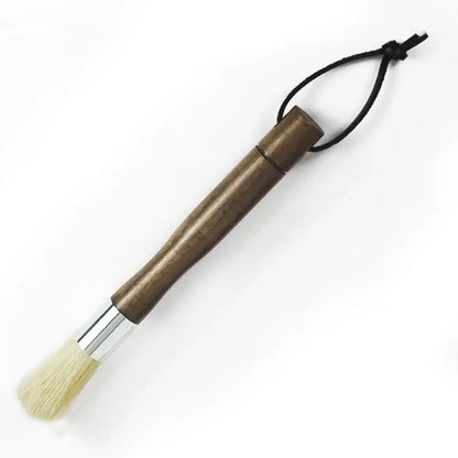 Natural wood coffee grinder cleaner brush kitchen tool