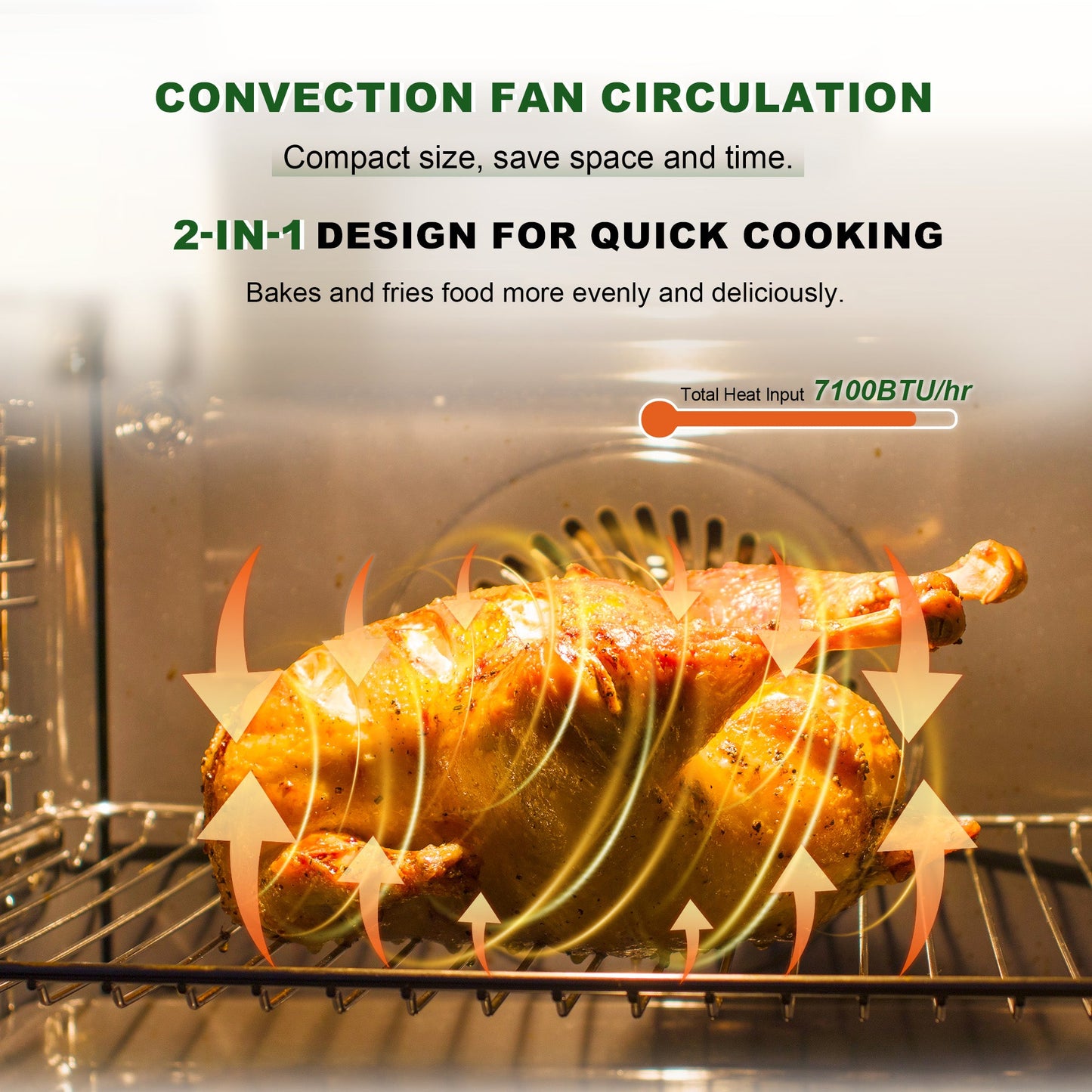 36” Freestanding Gas Range with 6 Sealed Burners Cooktop, Natural Gas/LP Convertible - AK-G36N05A-BS