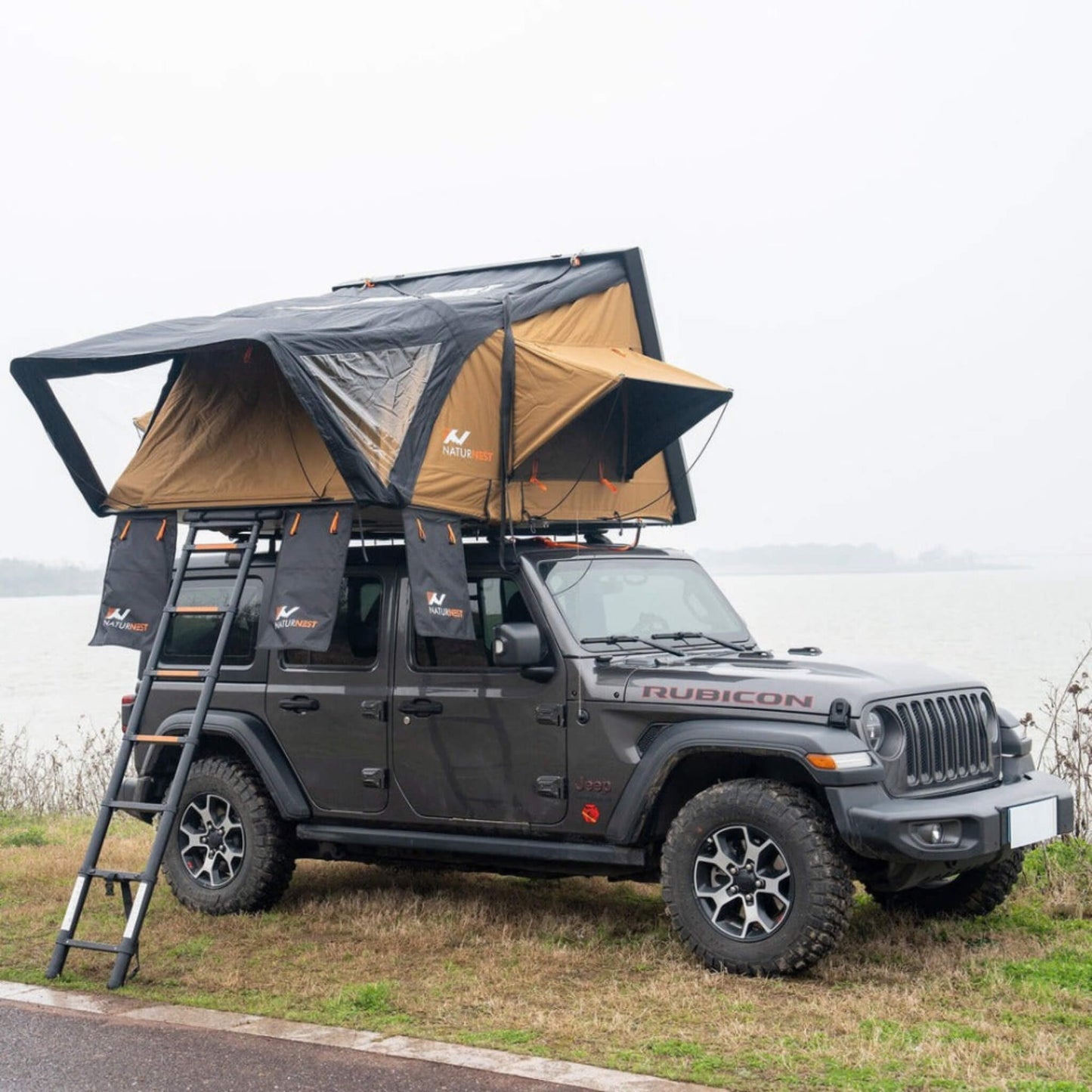 Naturnest Sirius 2 Premium 2XL 3-Person Clamshell Rooftop Tent (SAK91382)