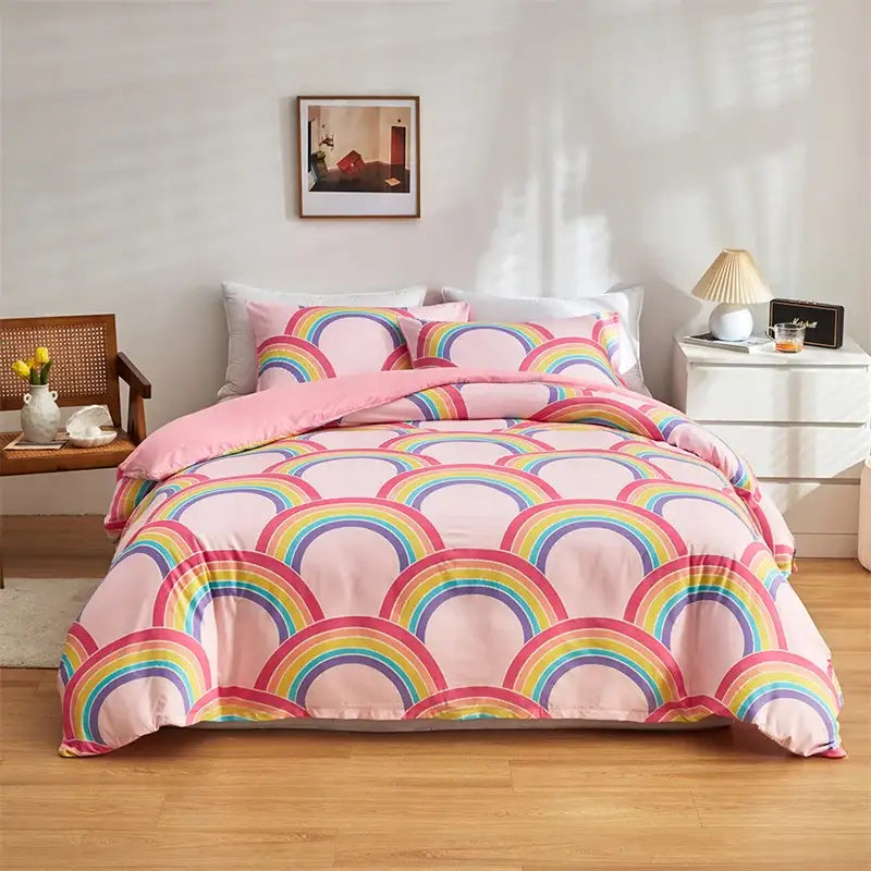 Navy space planet bedding set – bedroom cosmos luminous duvet cover