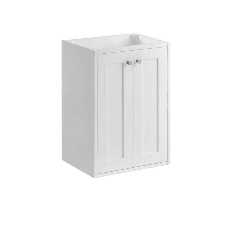 James Martin Chianti 20" Floating Single Vanity Cabinet, Glossy White