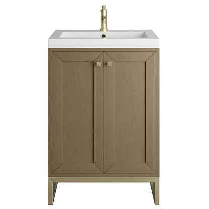 James Martin Chianti 24" Single Bathroom Vanity, Walnut Whisper