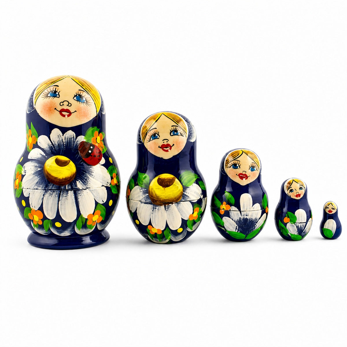 Set of 5 Karina Nesting Dolls 3.5 Inches