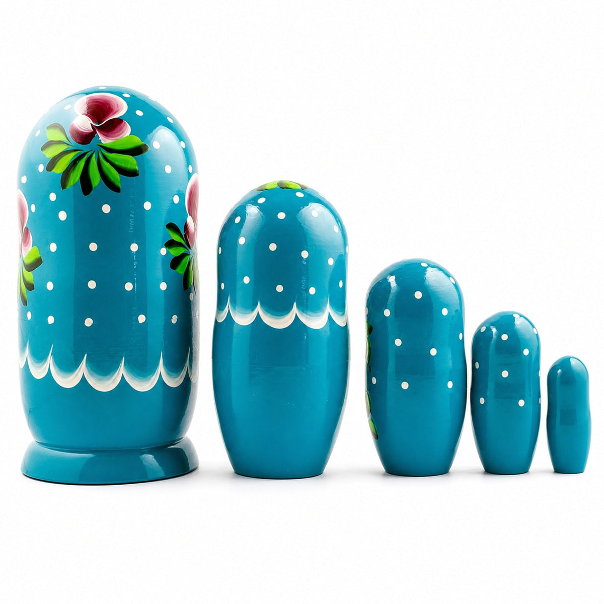 Set of 5 Alla Nesting Dolls  7 Inches