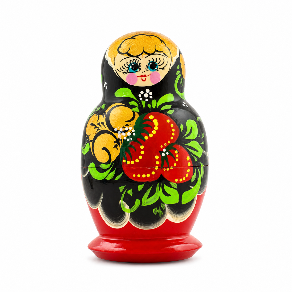 Set of 5 Wooden Nesting Dolls  3.5 Inches