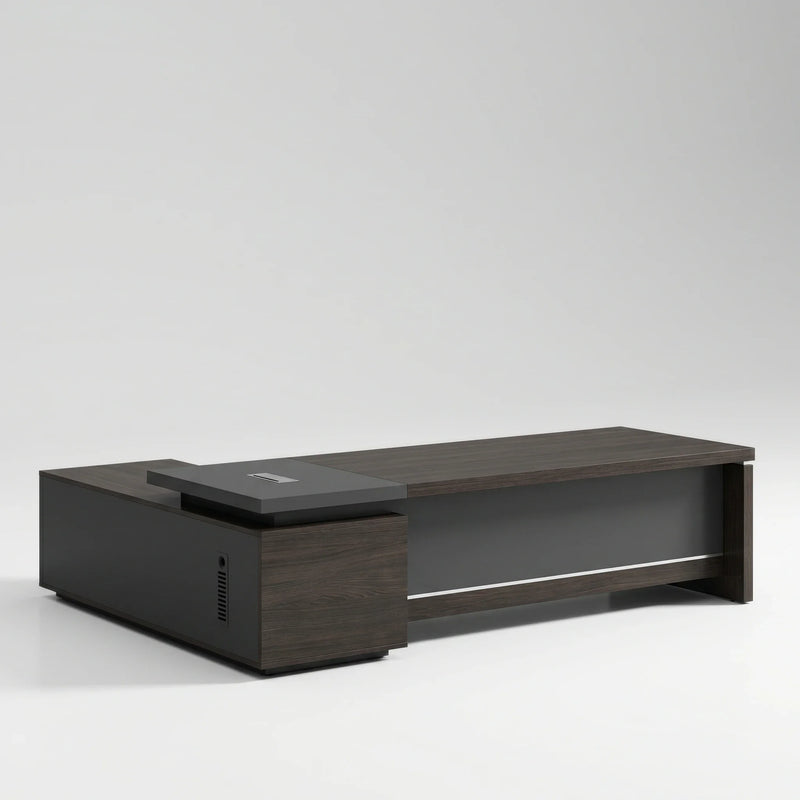 Danton · Modern L-Shaped Executive Desk