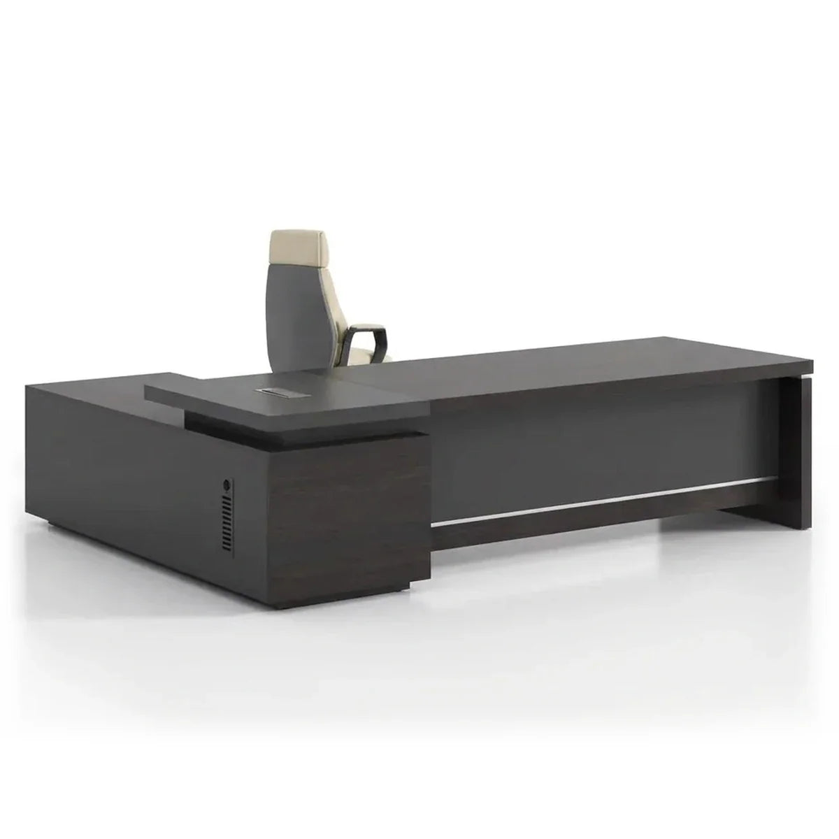 Danton · Modern L-Shaped Executive Desk