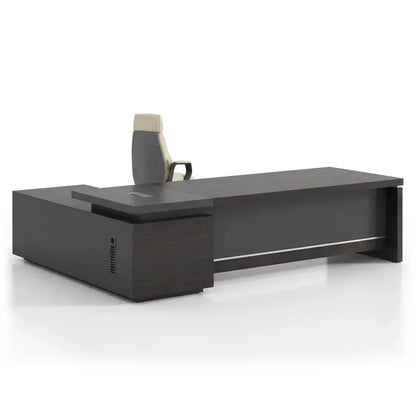 Danton · Modern L-Shaped Executive Desk